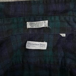 Christian Dior men’s flannel
